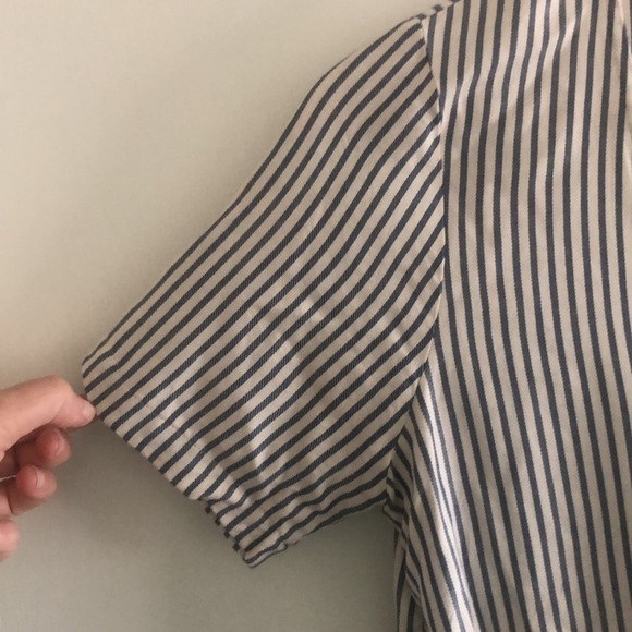 Madewell white and blue striped shirt - Picture 4 of 8